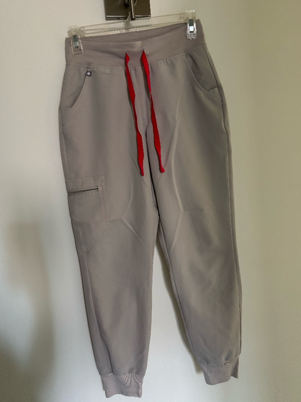 Figs Bone High Waisted Jogger Scrub Pants
